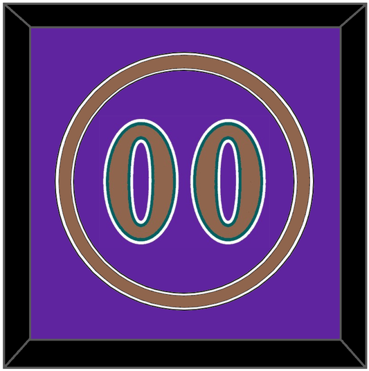 Arizona Number - Alternate Purple (1998-2006) - Signature Tier 3