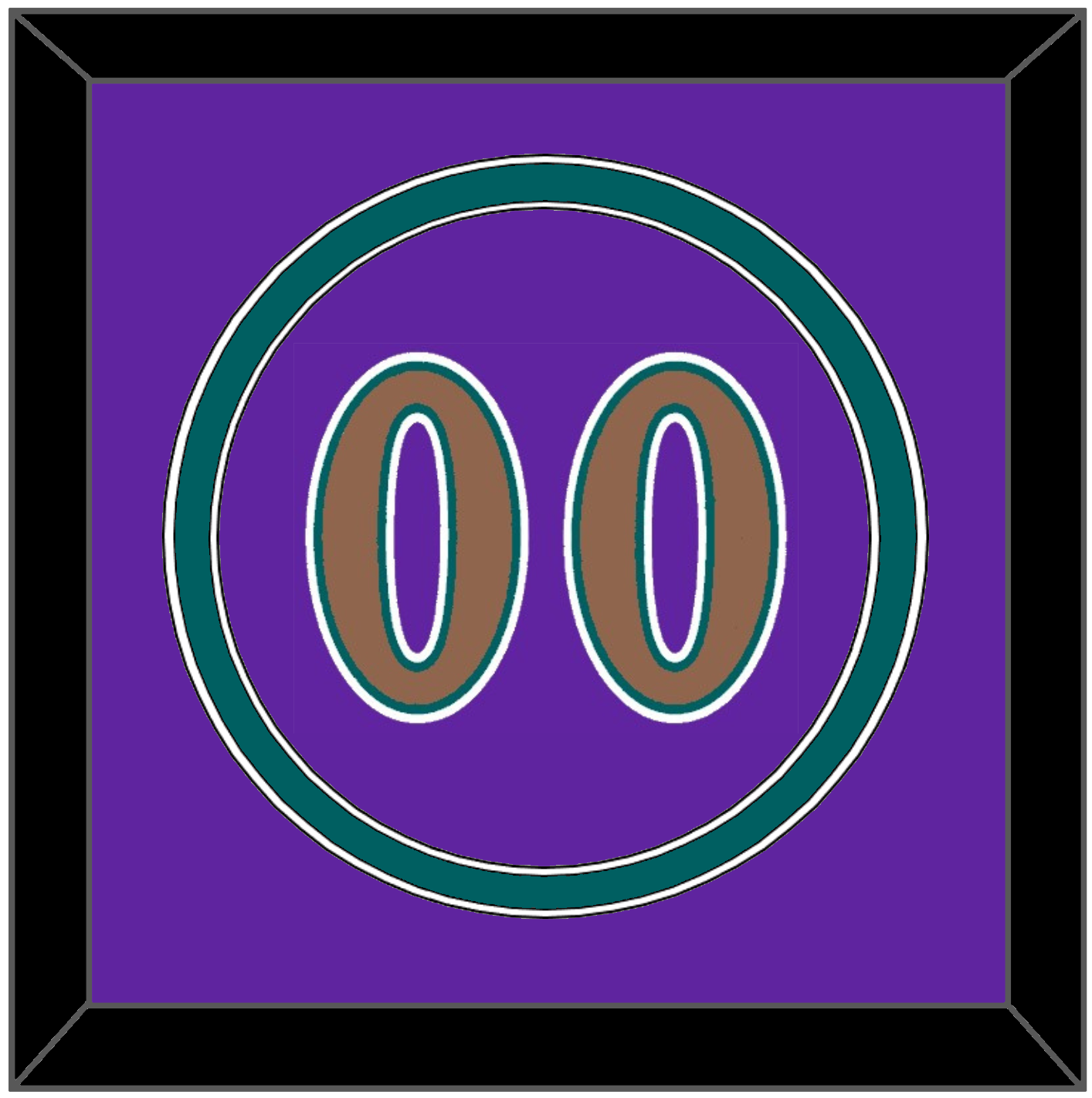 Arizona Number - Alternate Purple (1998-2006) - Signature Tier 4