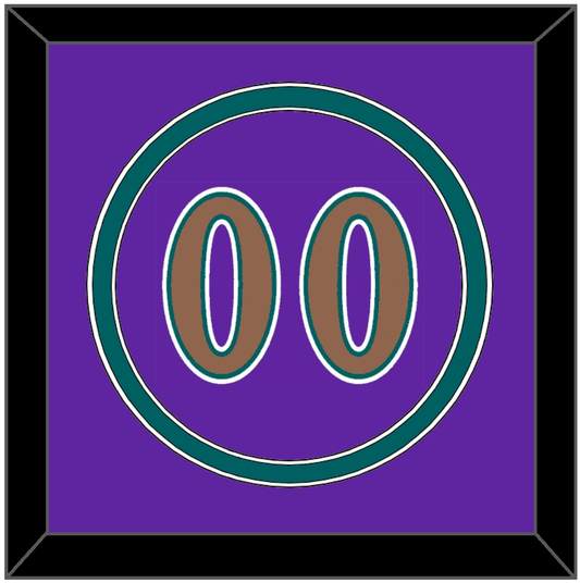 Arizona Number - Alternate Purple (1998-2006) - Signature Tier 4