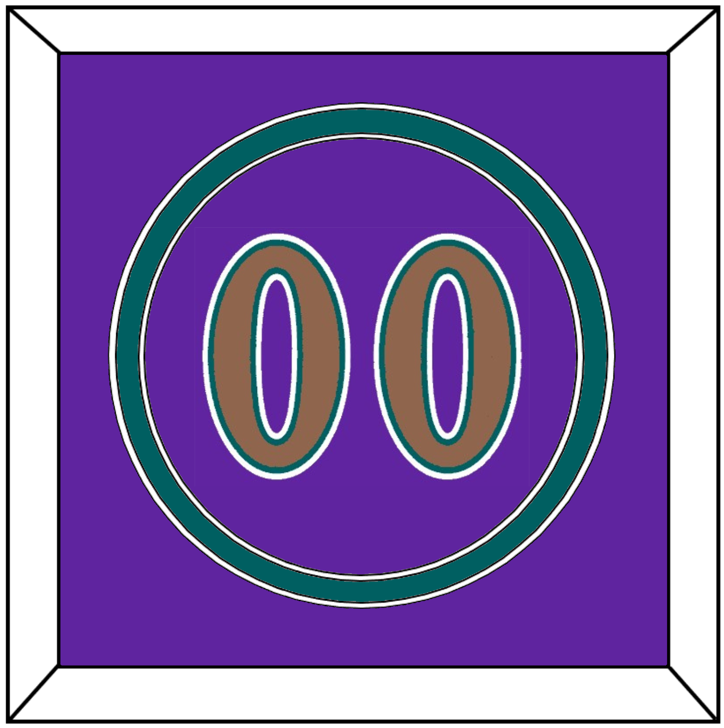 Arizona Number - Alternate Purple (1998-2006) - Signature Tier 4