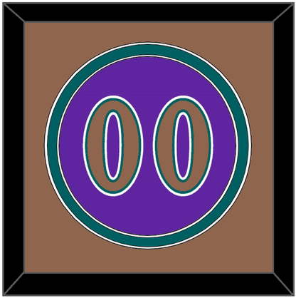 Arizona Number - Alternate Purple (1998-2006) - Signature Tier 5