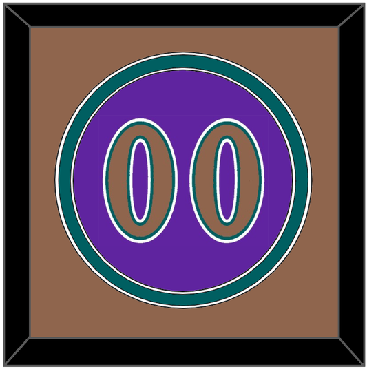 Arizona Number - Alternate Purple (1998-2006) - Signature Tier 5