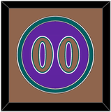 Arizona Number - Alternate Purple (1998-2006) - Double Mat 5