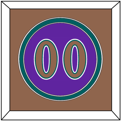 Arizona Number - Alternate Purple (1998-2006) - Signature Tier 5