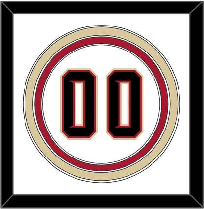 Arizona Number - Home White (2020-2023) - Premier Tier 1