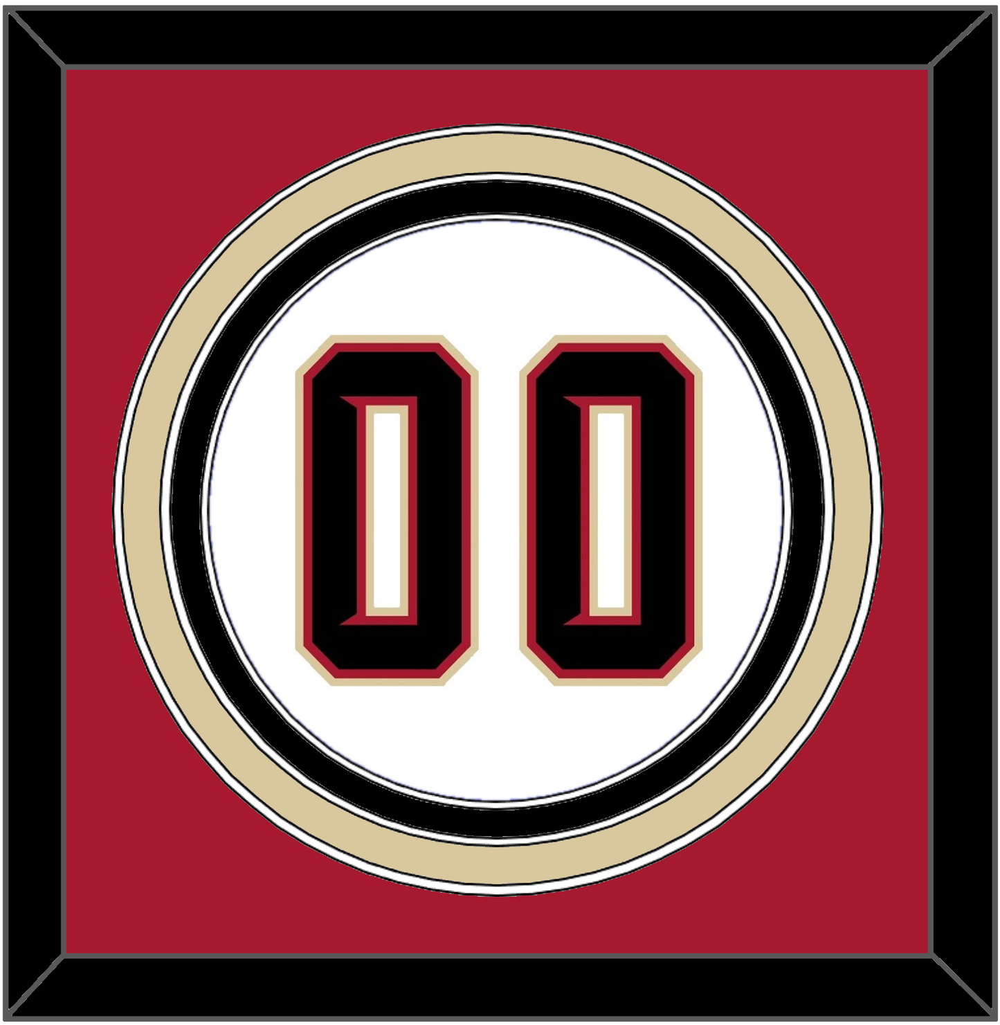 Arizona Number - Home White (2020-2023) - Premier Tier 2
