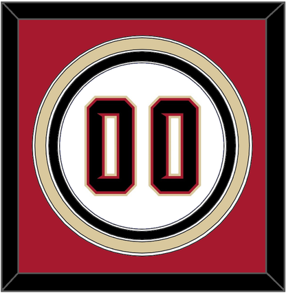 Arizona Number - Home White (2020-2023) - Premier Tier 2