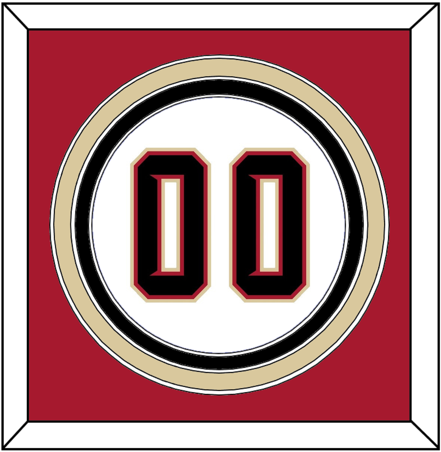 Arizona Number - Home White (2020-2023) - Premier Tier 2