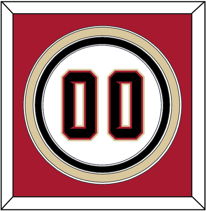 Arizona Number - Home White (2020-2023) - Premier Tier 2