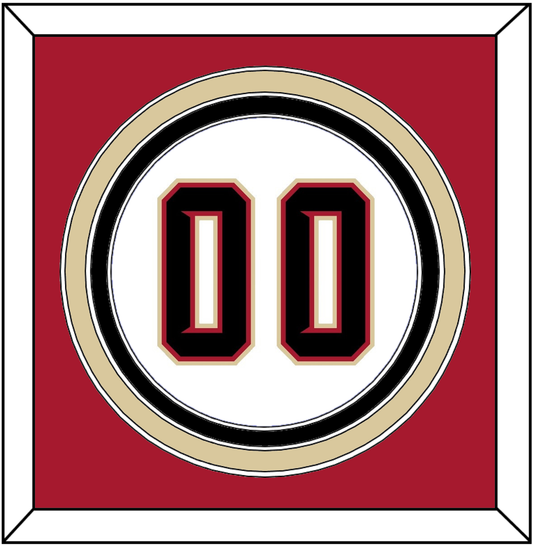 Arizona Number - Home White (2020-2023) - Premier Tier 2
