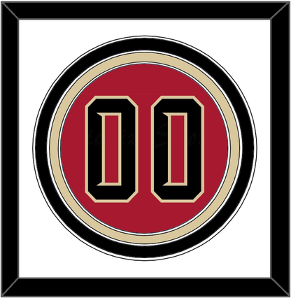 Arizona Number - Alternate Red (2020-2023) - Premier Tier 1