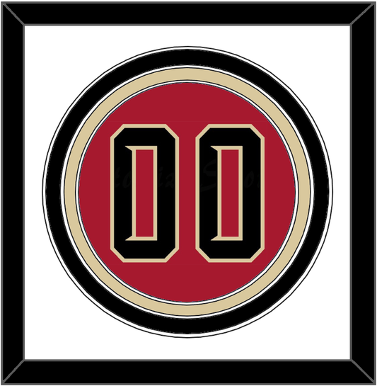 Arizona Number - Alternate Red (2020-2023) - Premier Tier 1