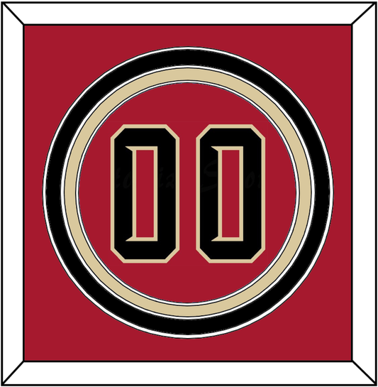 Arizona Number - Alternate Red (2020-2023) - Premier Tier 2