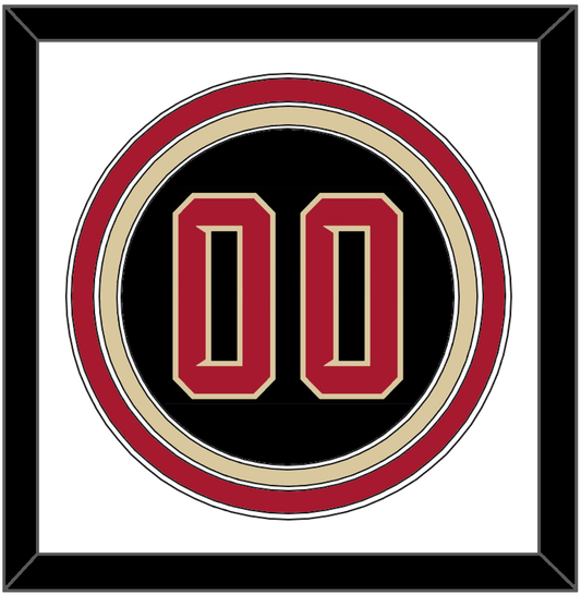 Arizona Number - Alternate Black (2020-2023) - Premier Tier 1