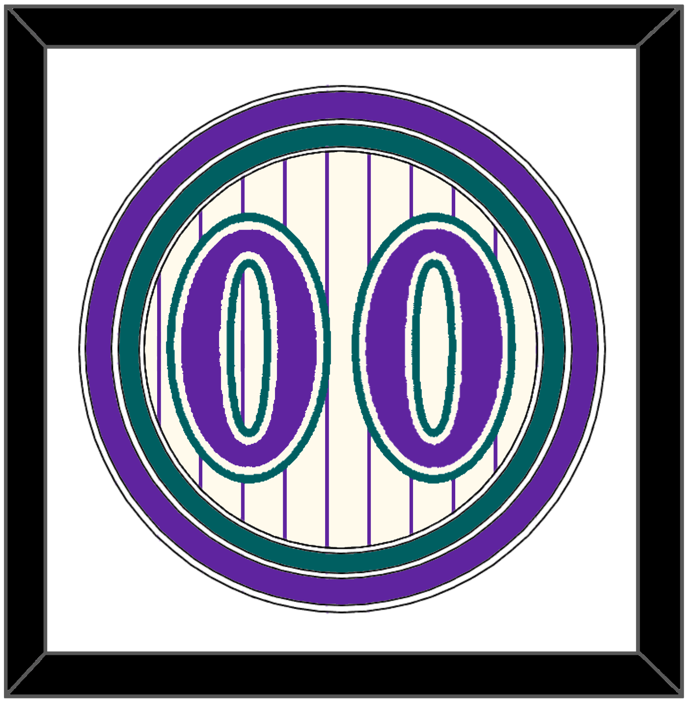 Arizona Number - Home Off-White Pinstripes (2001-2006) - Premier Tier 1