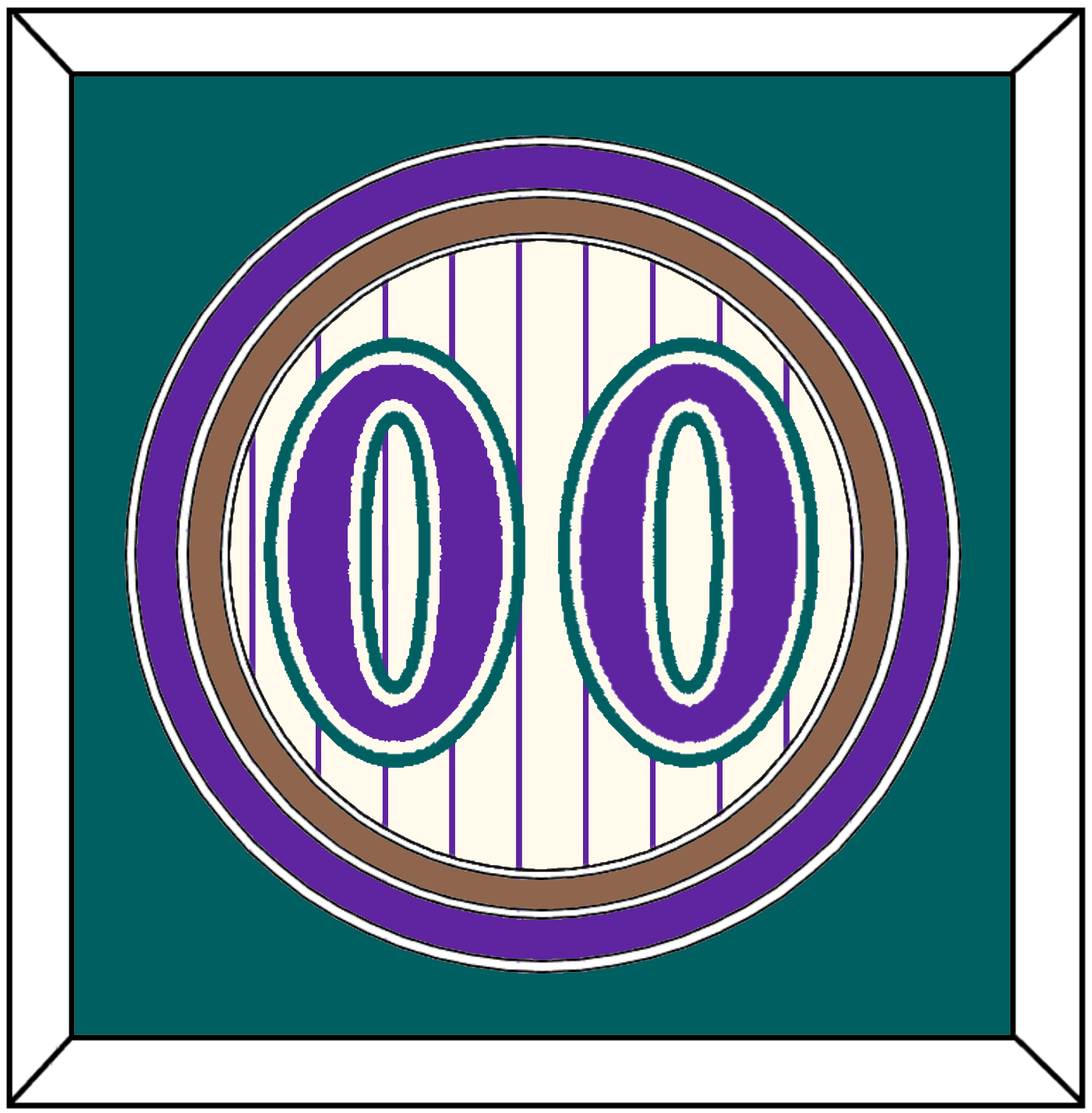 Arizona Number - Home Off-White Pinstripes (2001-2006) - Premier Tier 3