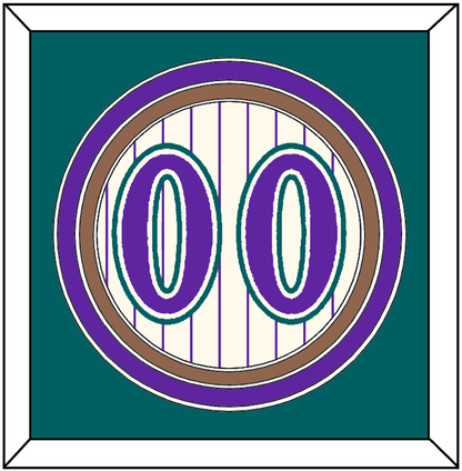 Arizona Number - Home Off-White Pinstripes (2001-2006) - Premier Tier 3