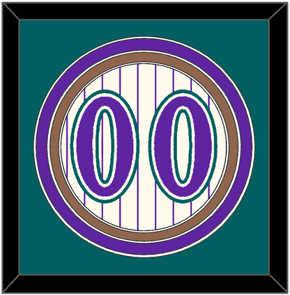 Arizona Number - Home Off-White Pinstripes (2001-2006) - Premier Tier 3