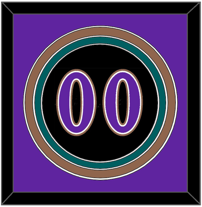Arizona Number - Alternate Black (2001-2006) - Premier Tier 2