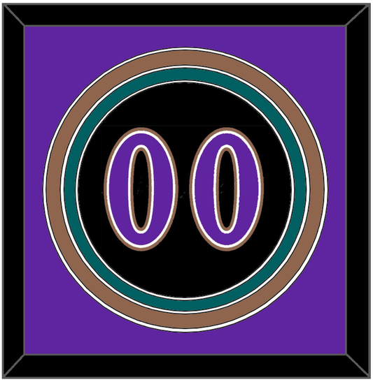 Arizona Number - Alternate Black (2001-2006) - Premier Tier 2