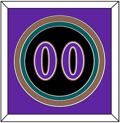 Arizona Number - Alternate Black (2001-2006) - Premier Tier 2