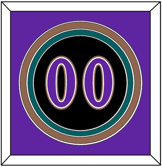 Arizona Number - Alternate Black (2001-2006) - Premier Tier 2