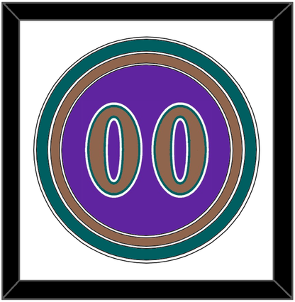 Arizona Number - Alternate Purple (1998-2006) - Premier Tier 1