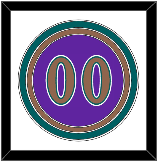 Arizona Number - Alternate Purple (1998-2006) - Premier Tier 1