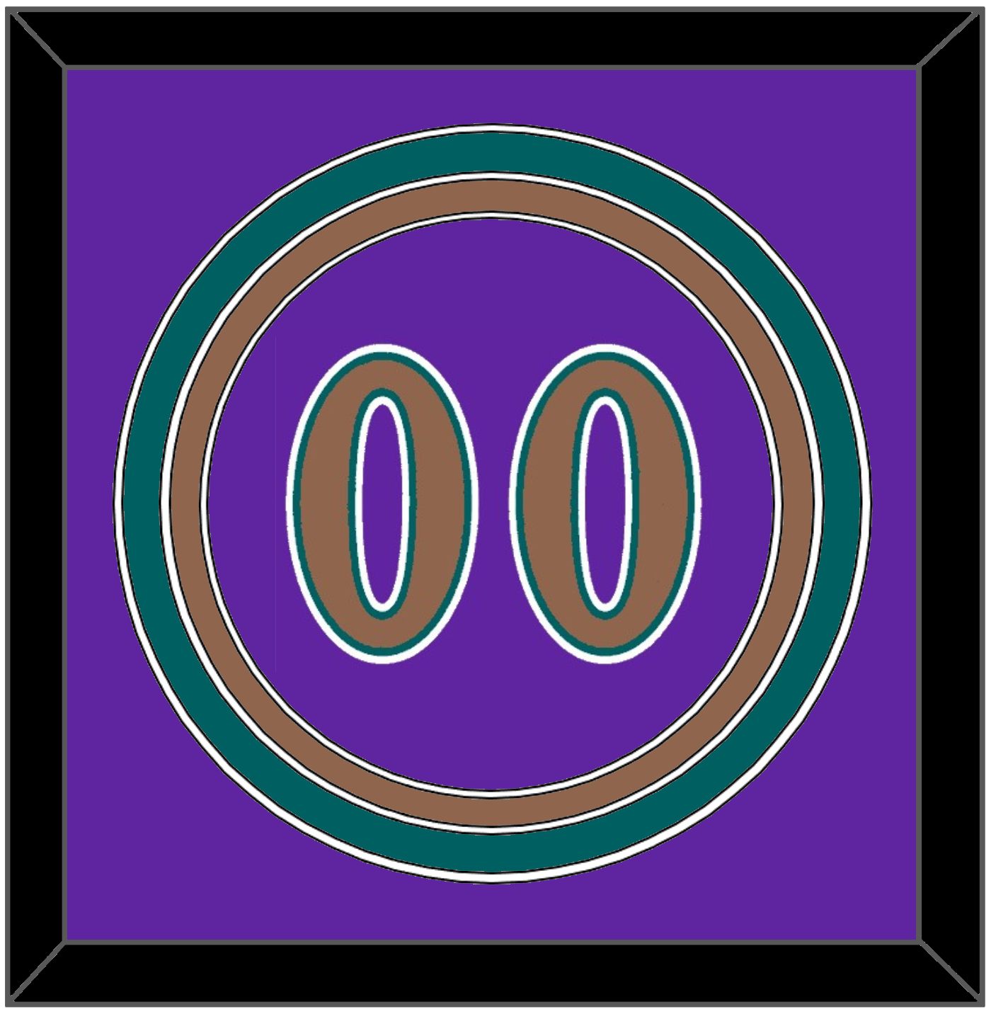 Arizona Number - Alternate Purple (1998-2006) - Premier Tier 2