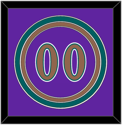 Arizona Number - Alternate Purple (1998-2006) - Premier Tier 2
