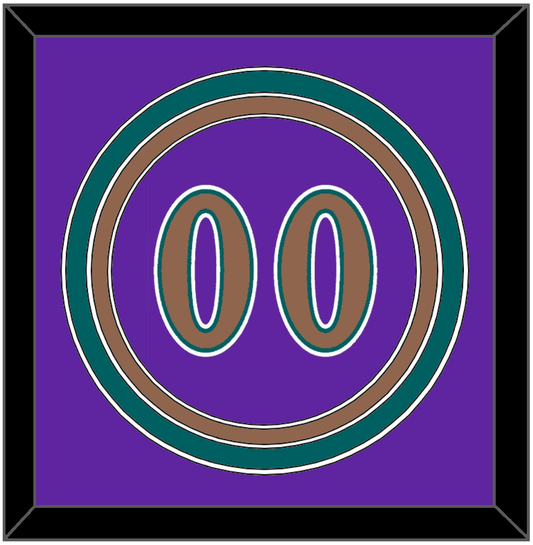 Arizona Number - Alternate Purple (1998-2006) - Premier Tier 2