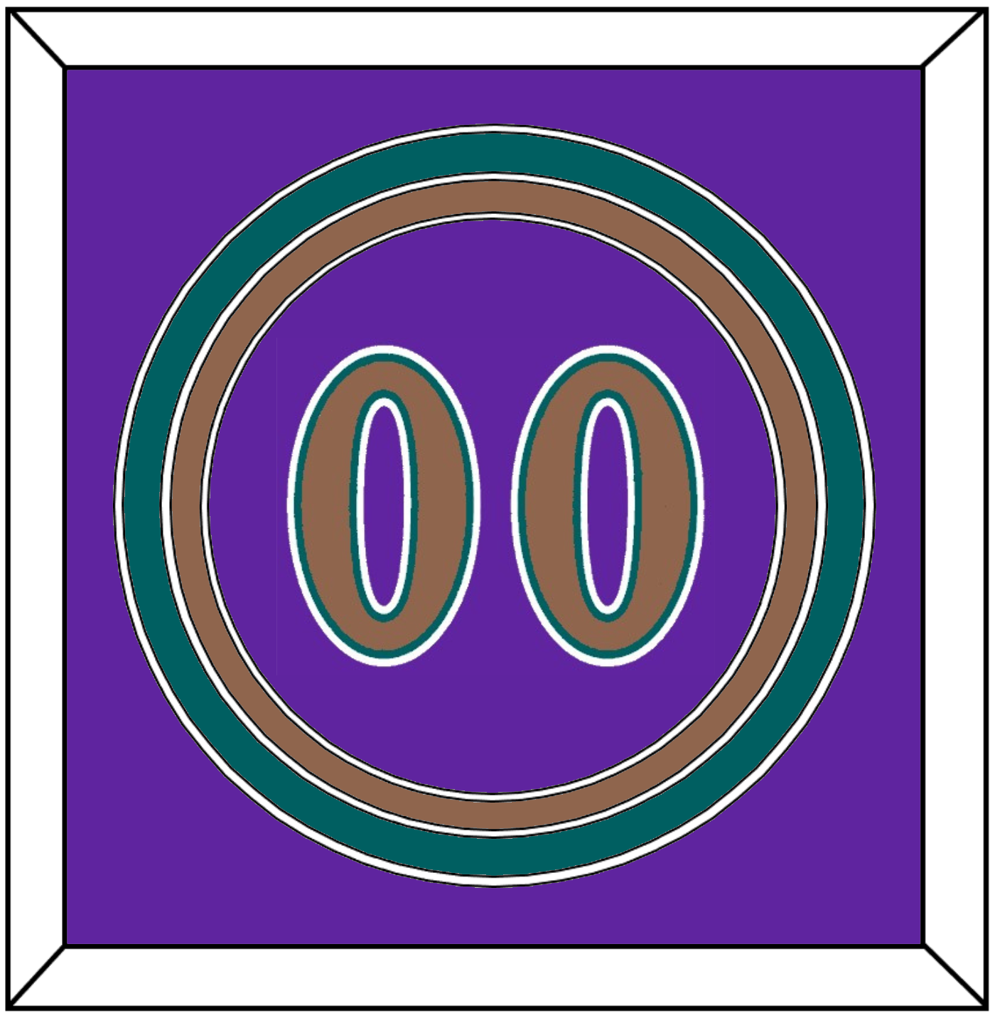 Arizona Number - Alternate Purple (1998-2006) - Premier Tier 2