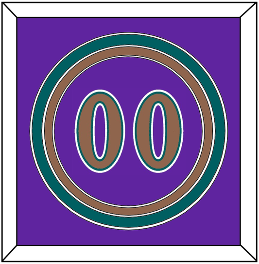 Arizona Number - Alternate Purple (1998-2006) - Premier Tier 2