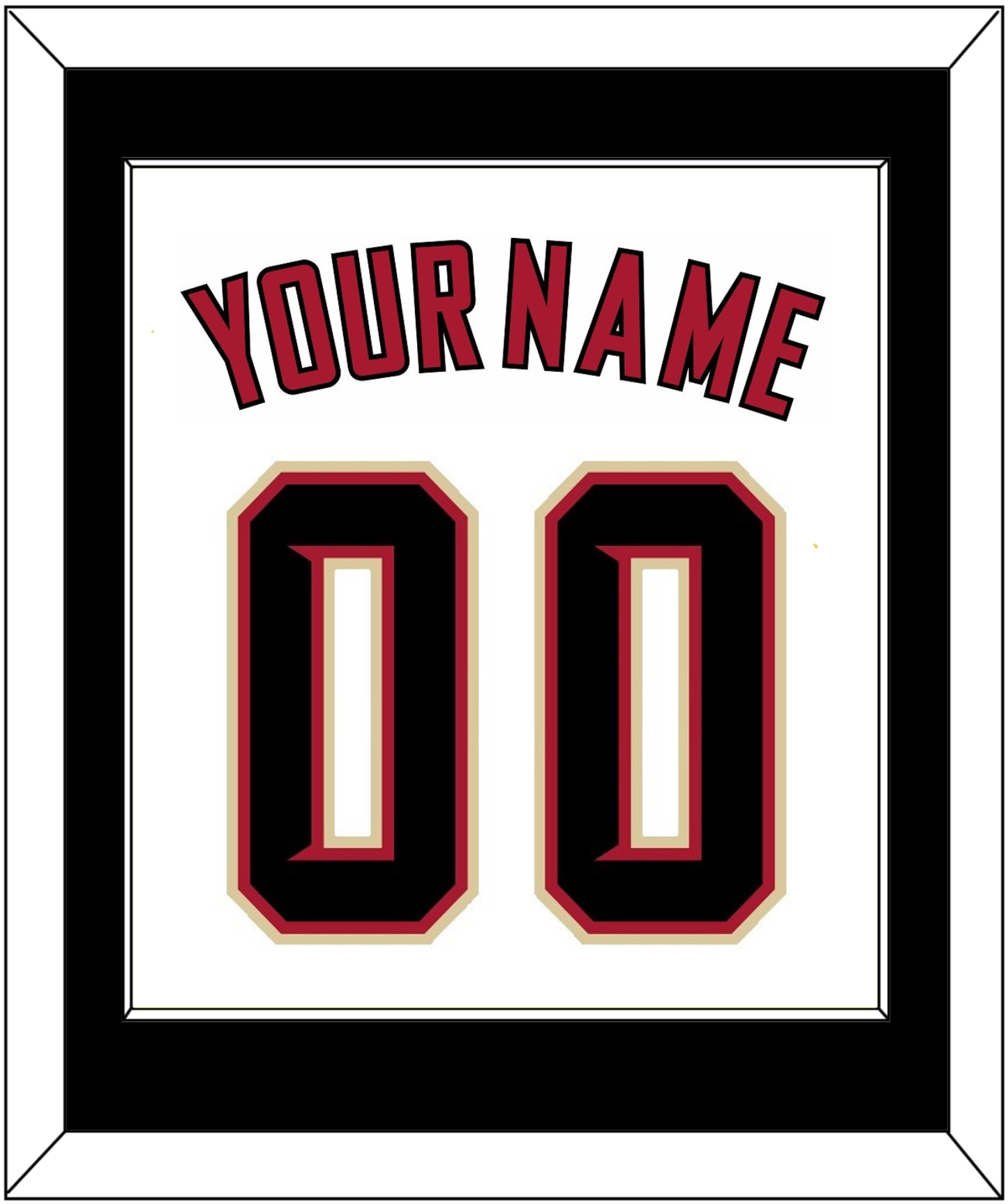 Arizona Name & Number - Home White (2020-2023) - Essential Tier 2