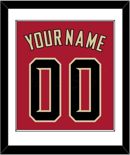 Arizona Name & Number - Alternate Red (2020-2023) - Essential Tier 1