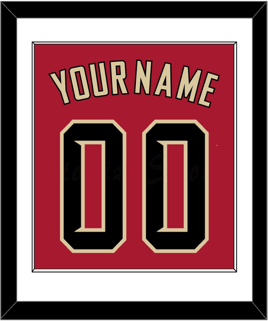 Arizona Name & Number - Alternate Red (2020-2023) - Essential Tier 1