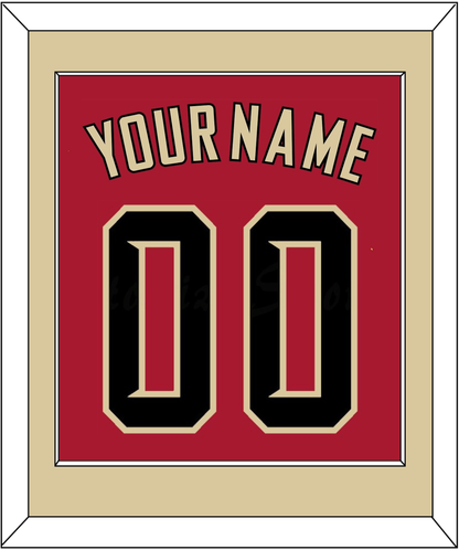Arizona Name & Number - Alternate Red (2020-2023) - Essential Tier 2