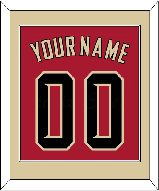 Arizona Name & Number - Alternate Red (2020-2023) - Essential Tier 2
