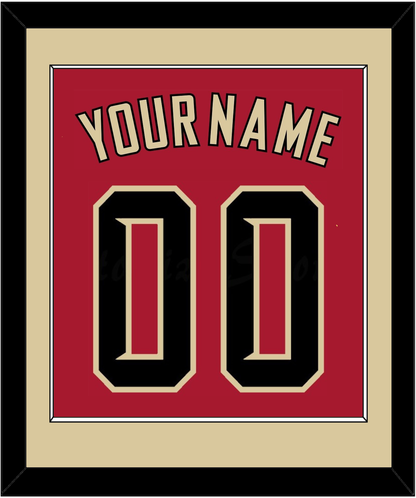 Arizona Name & Number - Alternate Red (2020-2023) - Essential Tier 2