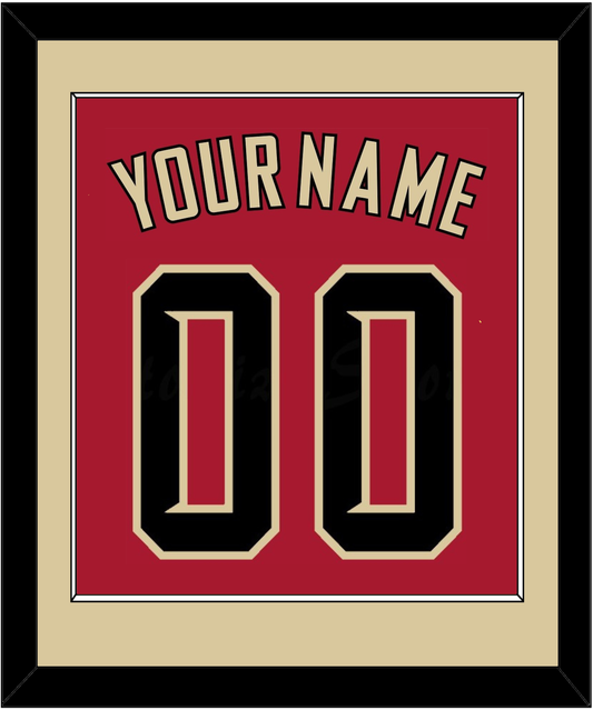 Arizona Name & Number - Alternate Red (2020-2023) - Essential Tier 2
