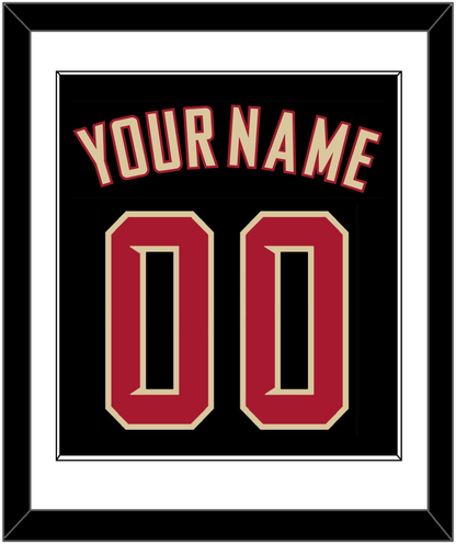 Arizona Name & Number - Alternate Black (2020-2023) - Essential Tier 1