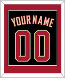 Arizona Name & Number - Alternate Black (2020-2023) - Single Mat 2