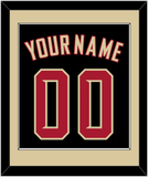 Arizona Name & Number - Alternate Black (2020-2023) - Single Mat 3
