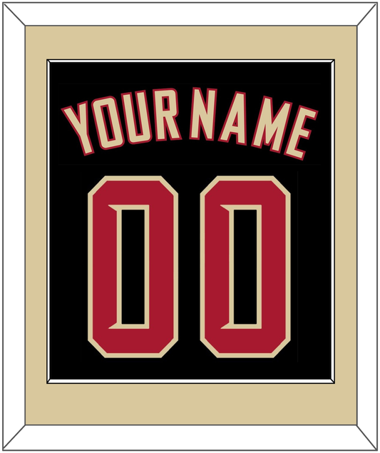 Arizona Name & Number - Alternate Black (2020-2023) - Essential Tier 3