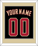 Arizona Name & Number - Alternate Black (2020-2023) - Single Mat 3