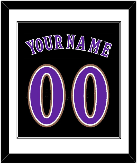 Arizona Name & Number - Alternate Black (2001-2006) - Essential Tier 1
