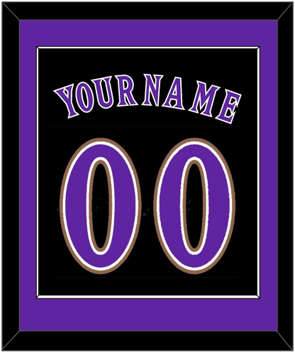 Arizona Name & Number - Alternate Black (2001-2006) - Essential Tier 2