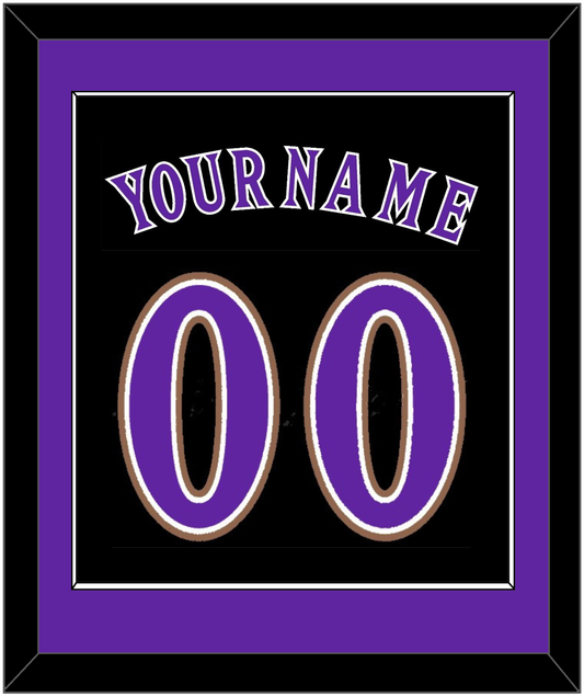 Arizona Name & Number - Alternate Black (2001-2006) - Essential Tier 2