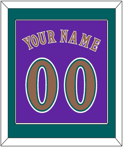 Arizona Name & Number - Alternate Purple (1998-2002) - Essential Tier 2