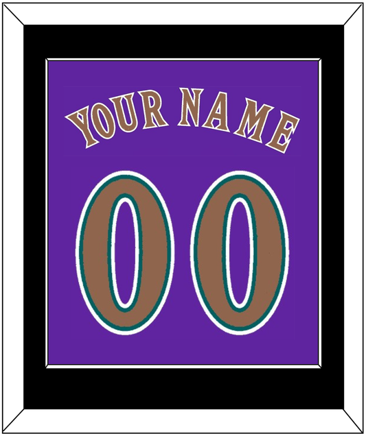 Arizona Name & Number - Alternate Purple (1998-2002) - Essential Tier 3